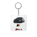 Audi RS3 Square Keychain