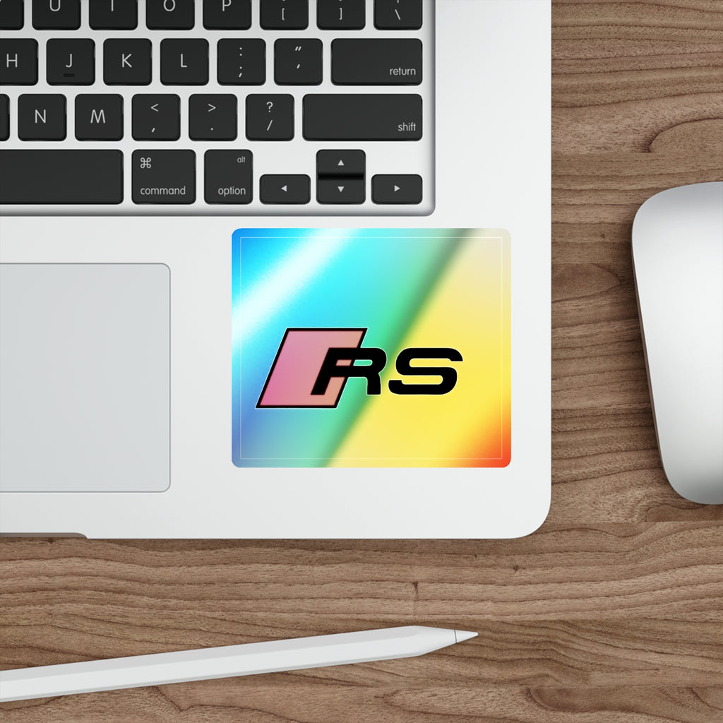 Holographic RS Logo Die-Cut Sticker