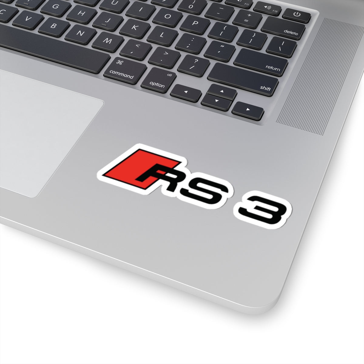 RS3 Logo Kiss-Cut Sticker — Racing Car Emblem Decal