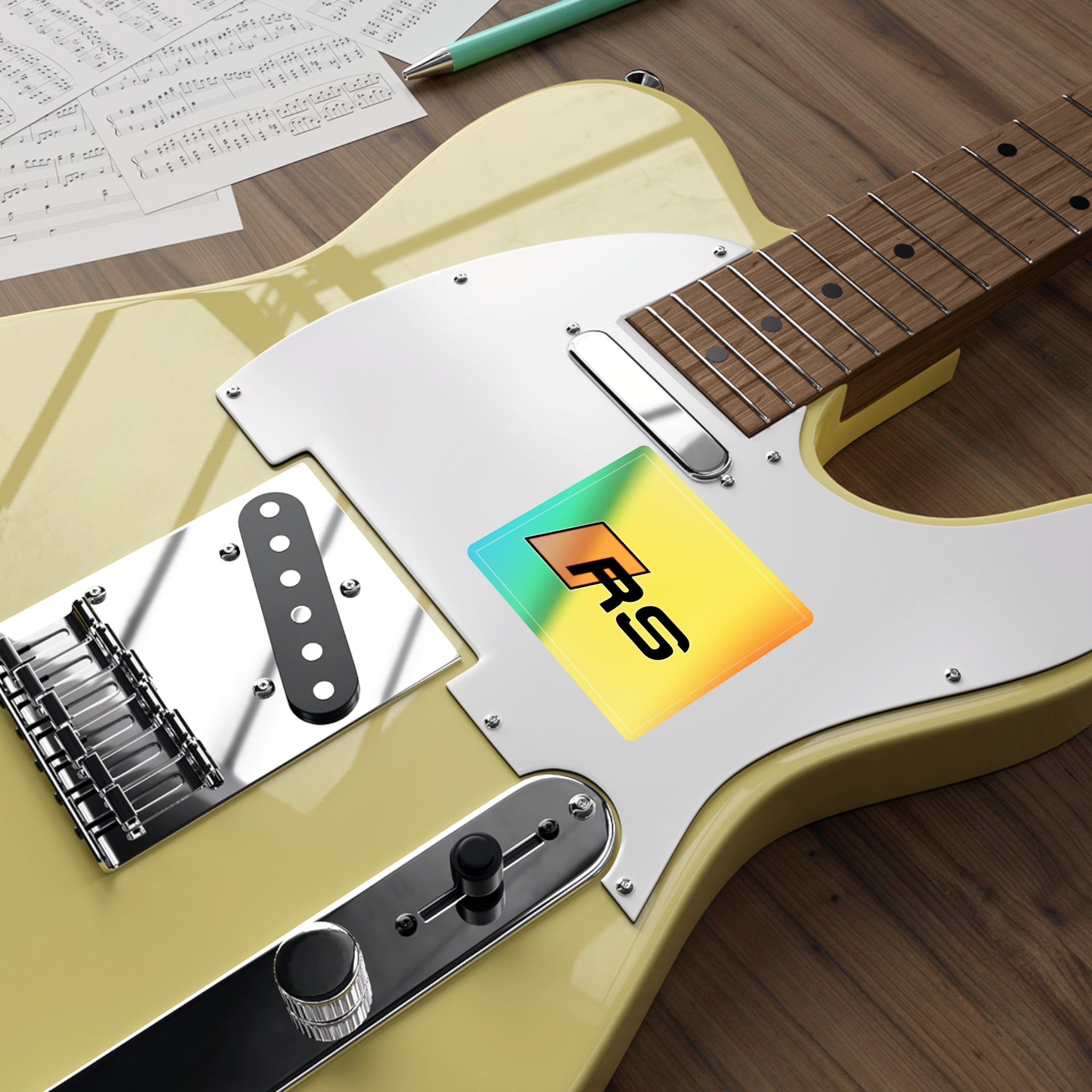 Holographic RS Logo Die-Cut Sticker