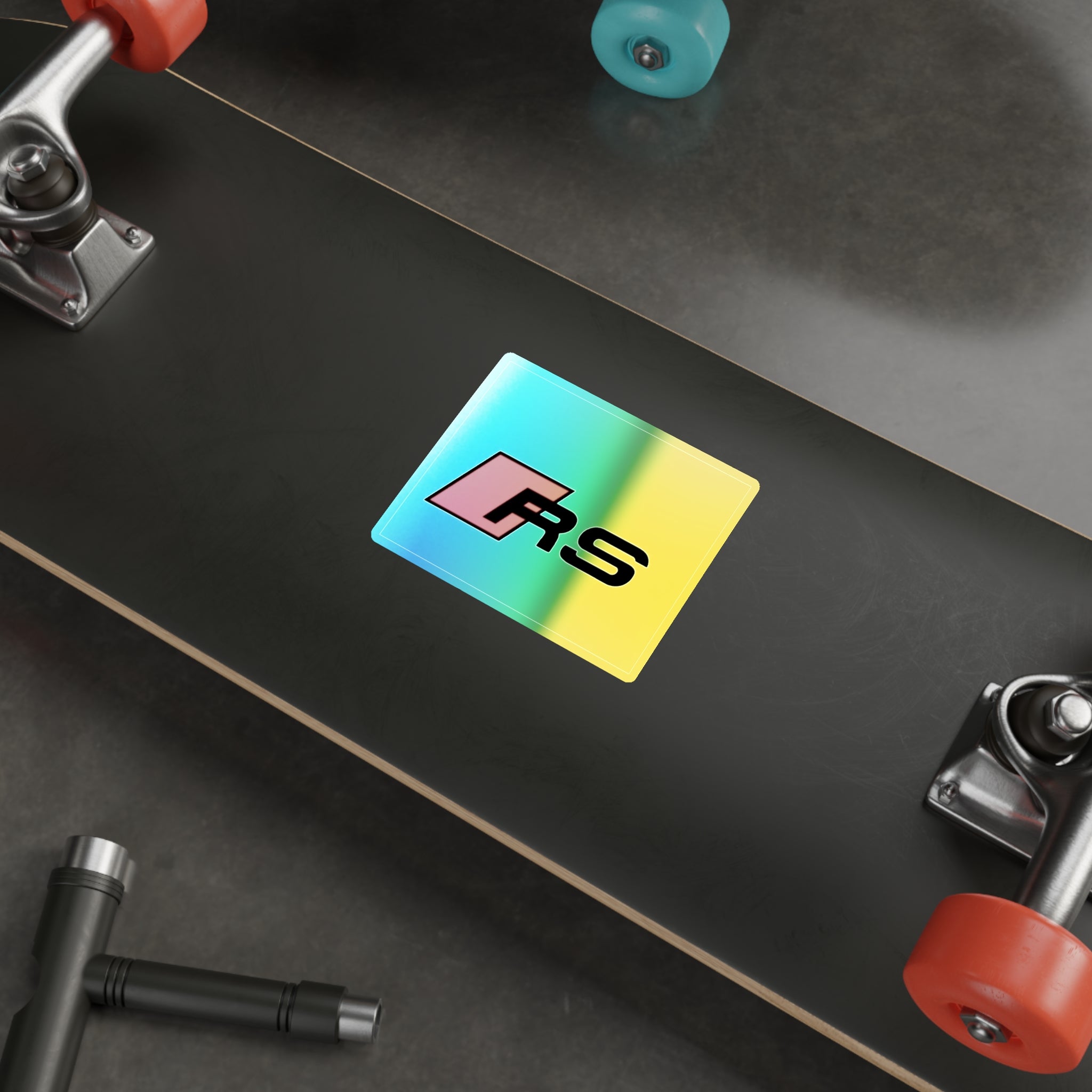 Holographic RS Logo Die-Cut Sticker
