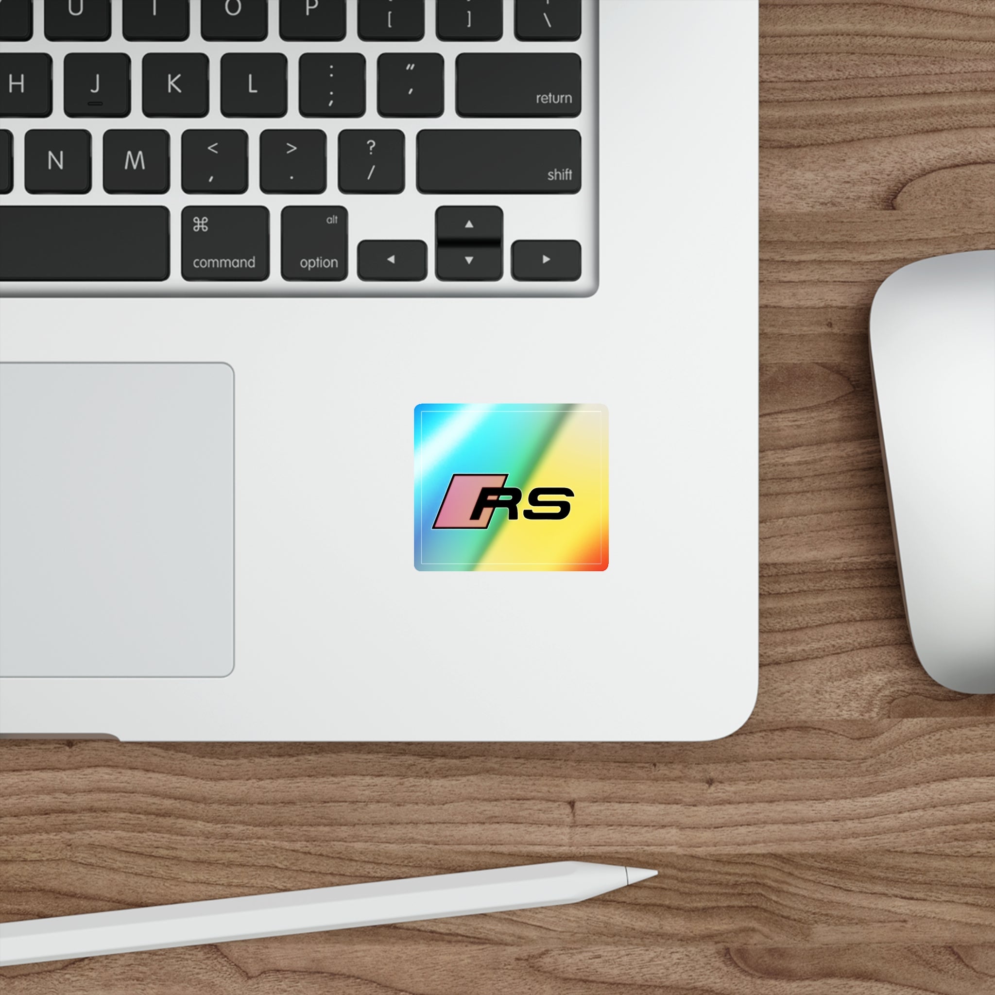 Holographic RS Logo Die-Cut Sticker